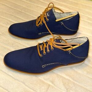 Mens Sperry Canvas Oxford Blue 11.5